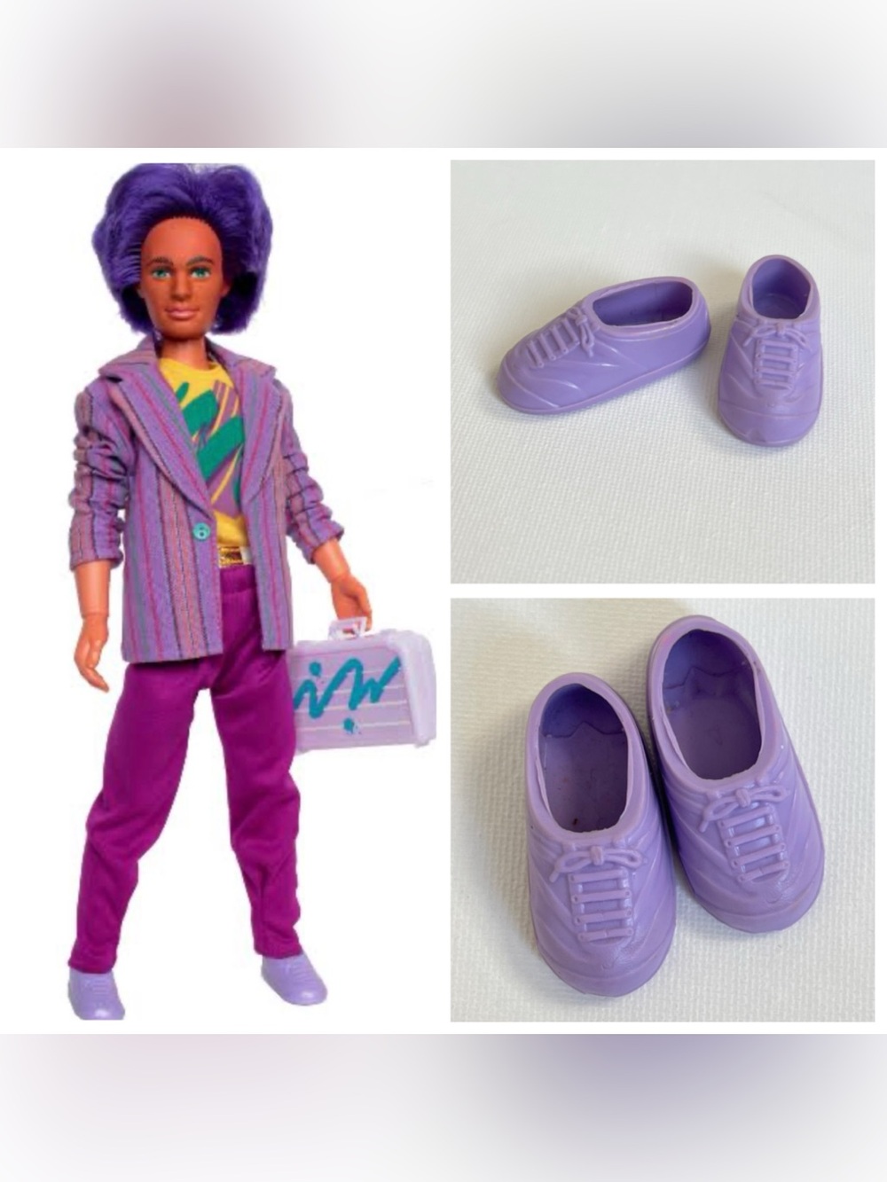 1986 Hasbro Jem & the Holograms Rio doll SHOES ONLY